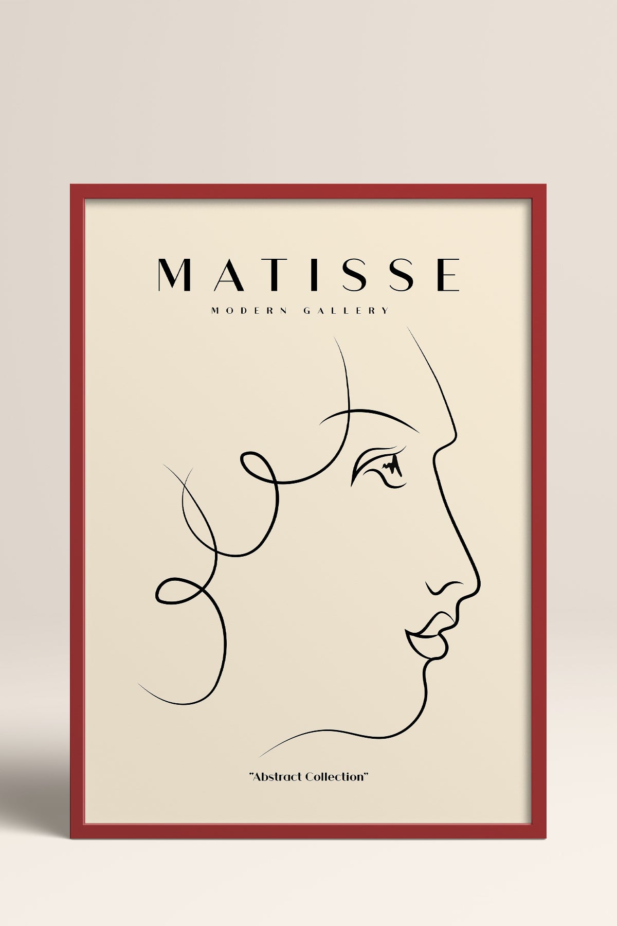 HOMEPACK Ahşap Çerçeveli Tablo Çerçeveli Poster Sanatsal Modern Duvar Dekoru MATISSE-14