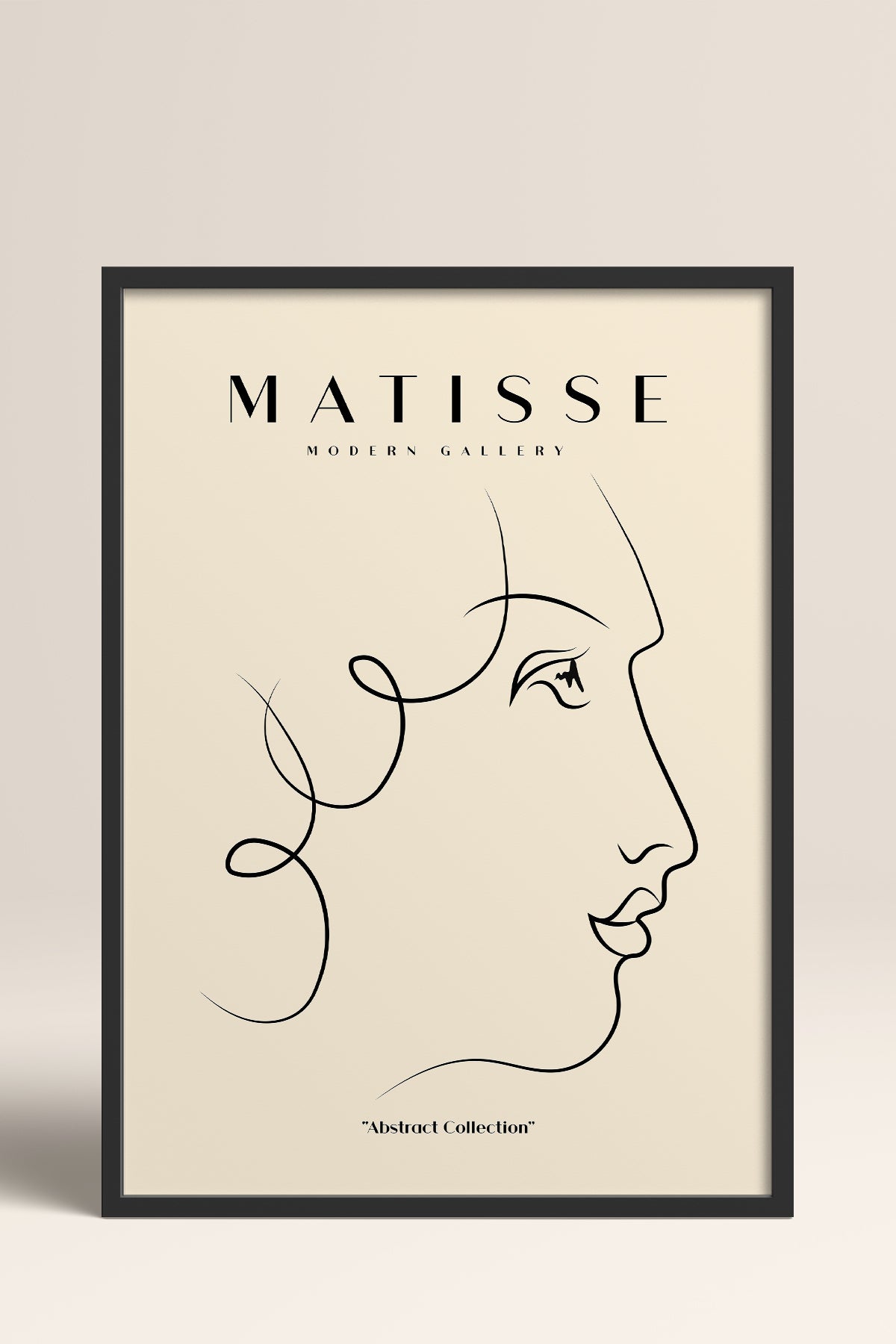 HOMEPACK Ahşap Çerçeveli Tablo Çerçeveli Poster Sanatsal Modern Duvar Dekoru MATISSE-14