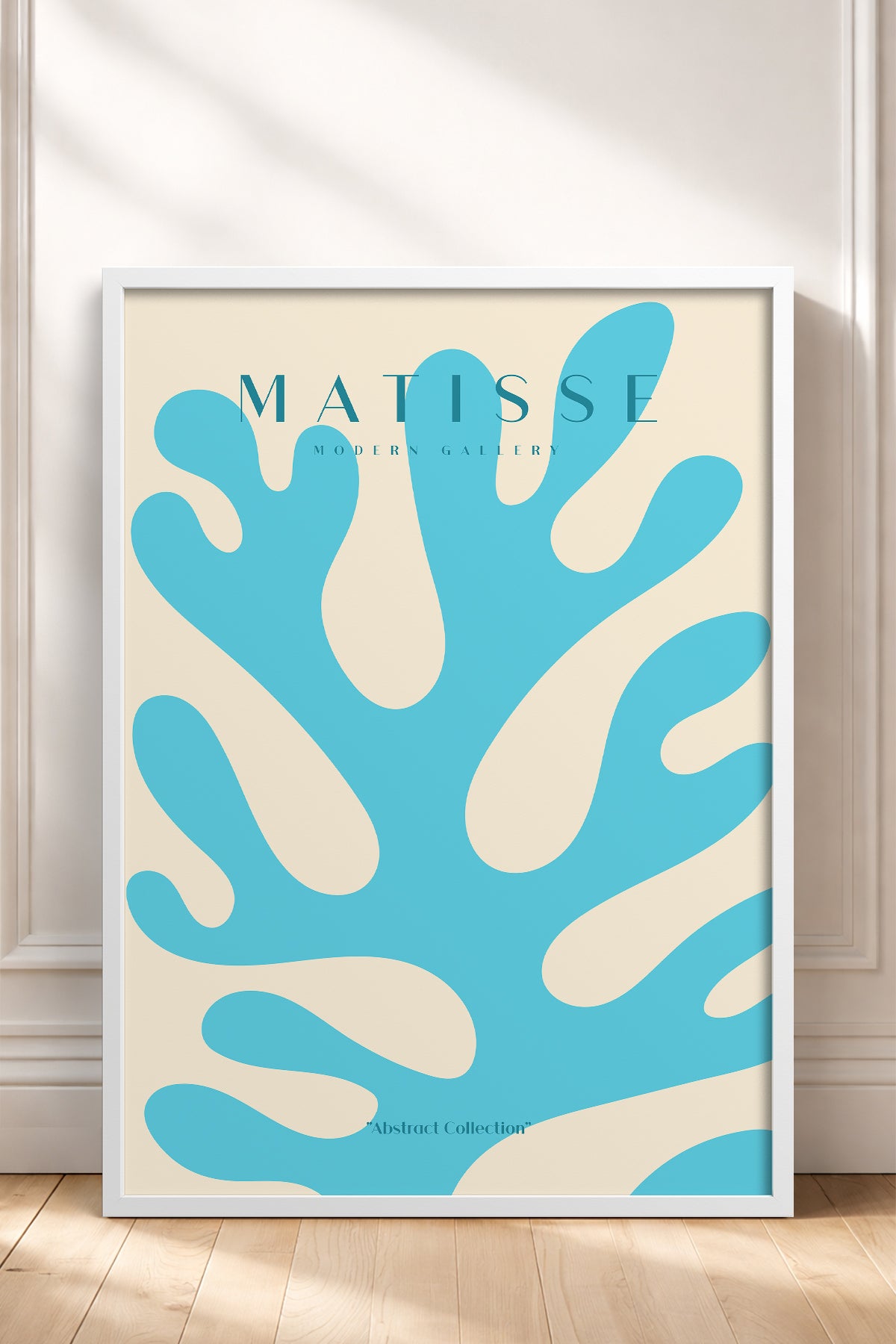 HOMEPACK Ahşap Çerçeveli Tablo Çerçeveli Poster Sanatsal Modern Duvar Dekoru MATISSE-16