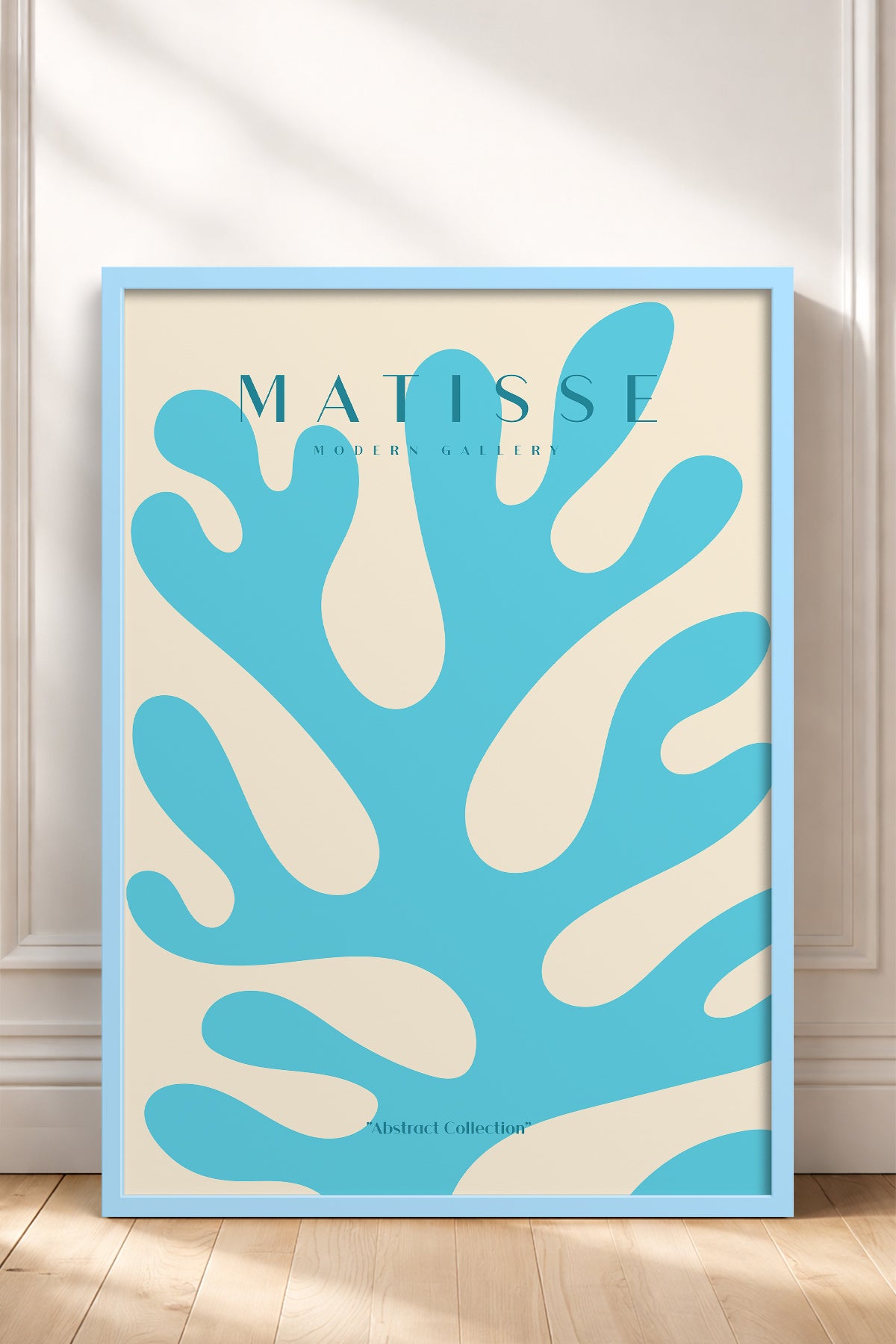 HOMEPACK Ahşap Çerçeveli Tablo Çerçeveli Poster Sanatsal Modern Duvar Dekoru MATISSE-16