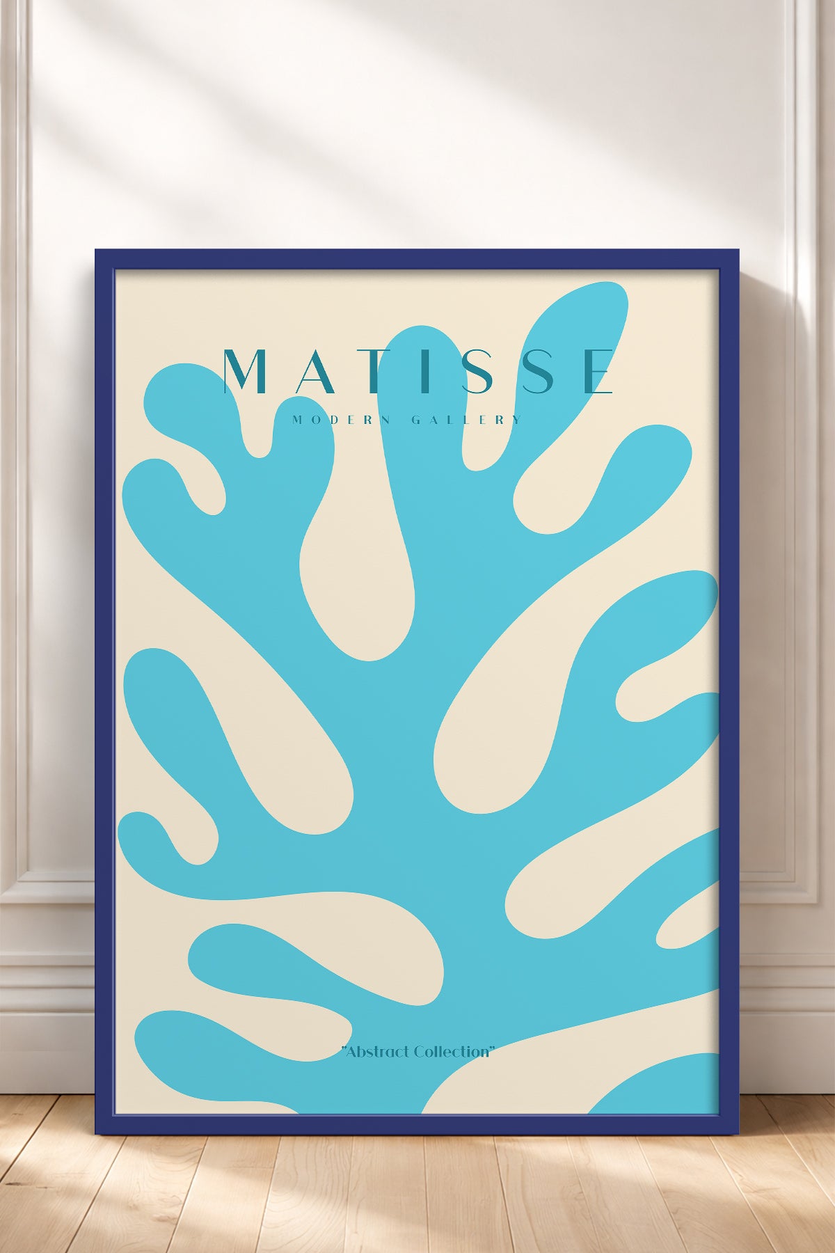 HOMEPACK Ahşap Çerçeveli Tablo Çerçeveli Poster Sanatsal Modern Duvar Dekoru MATISSE-16