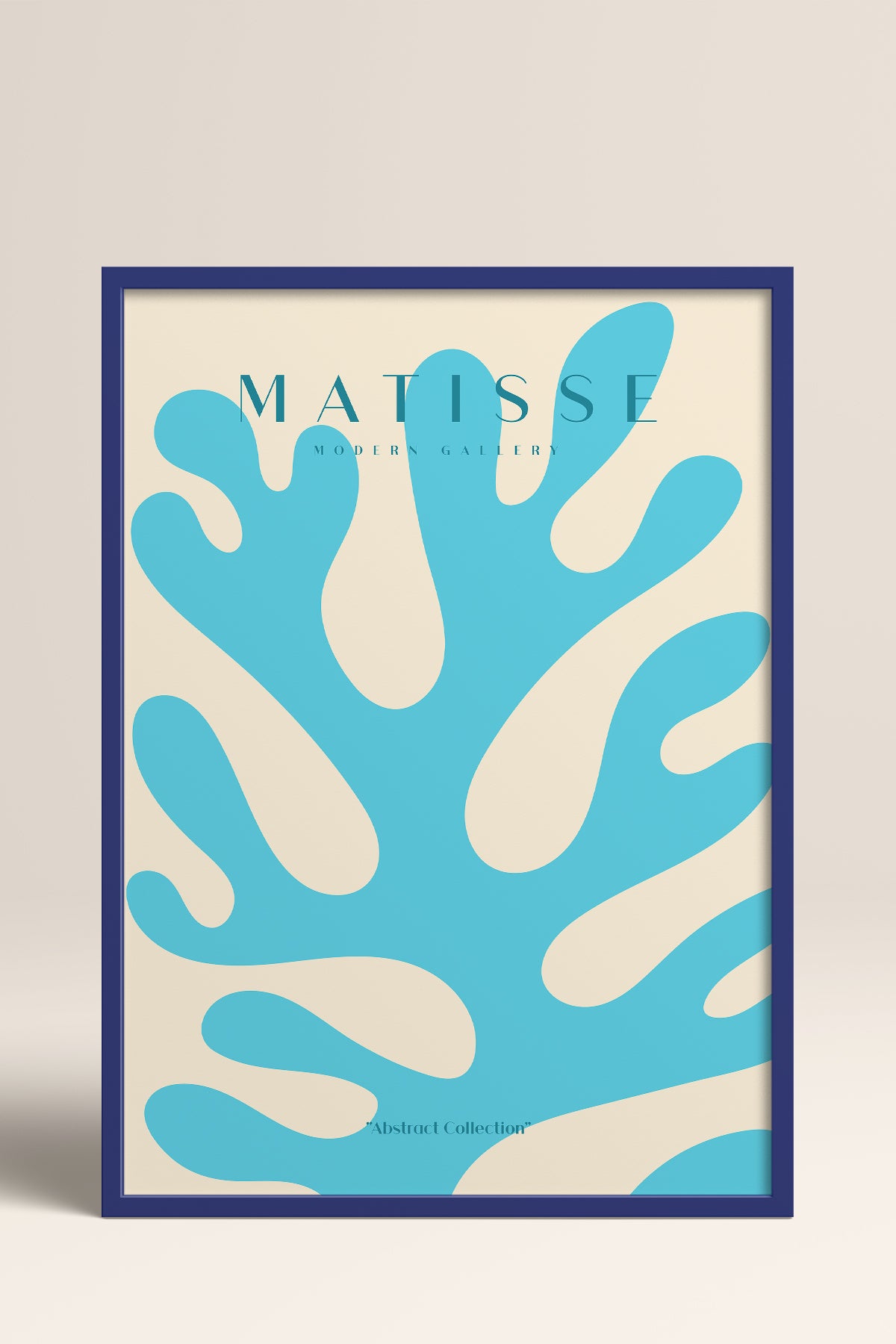 HOMEPACK Ahşap Çerçeveli Tablo Çerçeveli Poster Sanatsal Modern Duvar Dekoru MATISSE-16