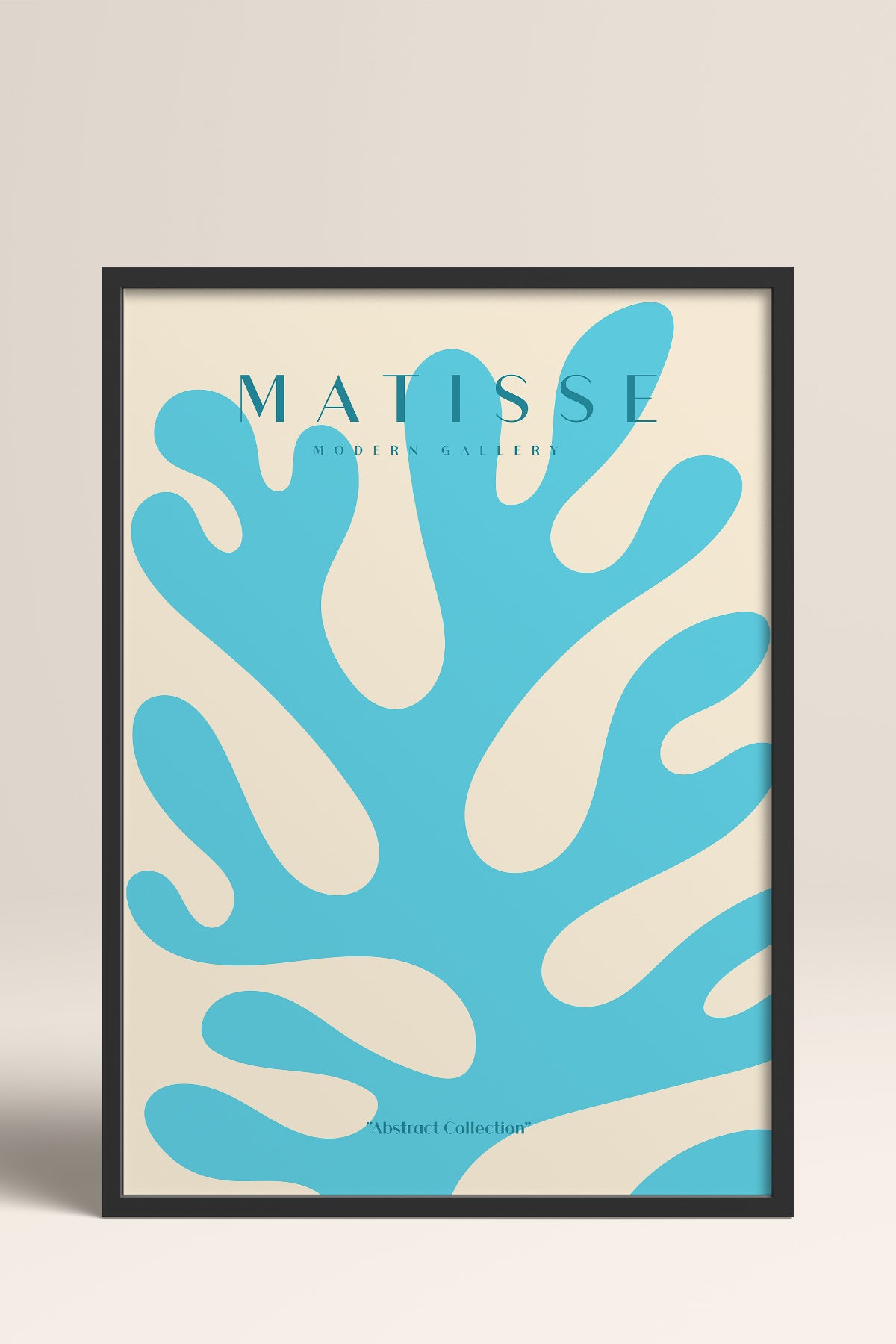 HOMEPACK Ahşap Çerçeveli Tablo Çerçeveli Poster Sanatsal Modern Duvar Dekoru MATISSE-16