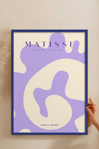 HOMEPACK Ahşap Çerçeveli Tablo Çerçeveli Poster Sanatsal Modern Duvar Dekoru MATISSE-17
