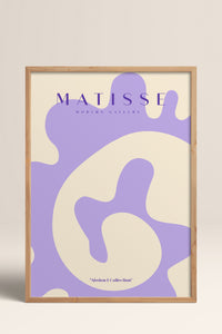 HOMEPACK Ahşap Çerçeveli Tablo Çerçeveli Poster Sanatsal Modern Duvar Dekoru MATISSE-17