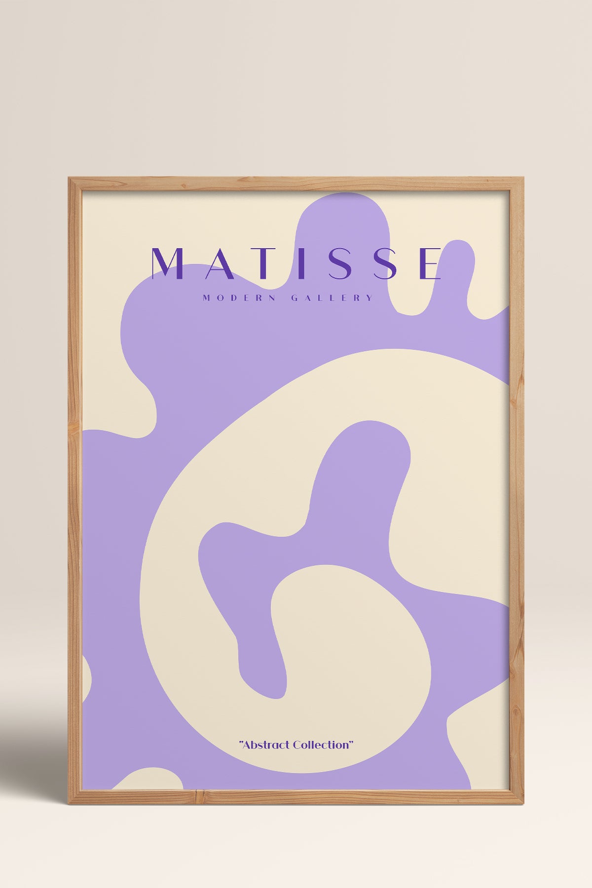 HOMEPACK Ahşap Çerçeveli Tablo Çerçeveli Poster Sanatsal Modern Duvar Dekoru MATISSE-17
