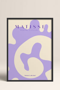 HOMEPACK Ahşap Çerçeveli Tablo Çerçeveli Poster Sanatsal Modern Duvar Dekoru MATISSE-17