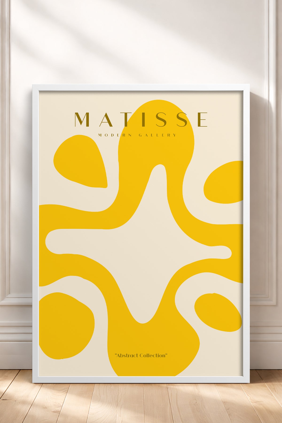 HOMEPACK Ahşap Çerçeveli Tablo Çerçeveli Poster Sanatsal Modern Duvar Dekoru MATISSE-18
