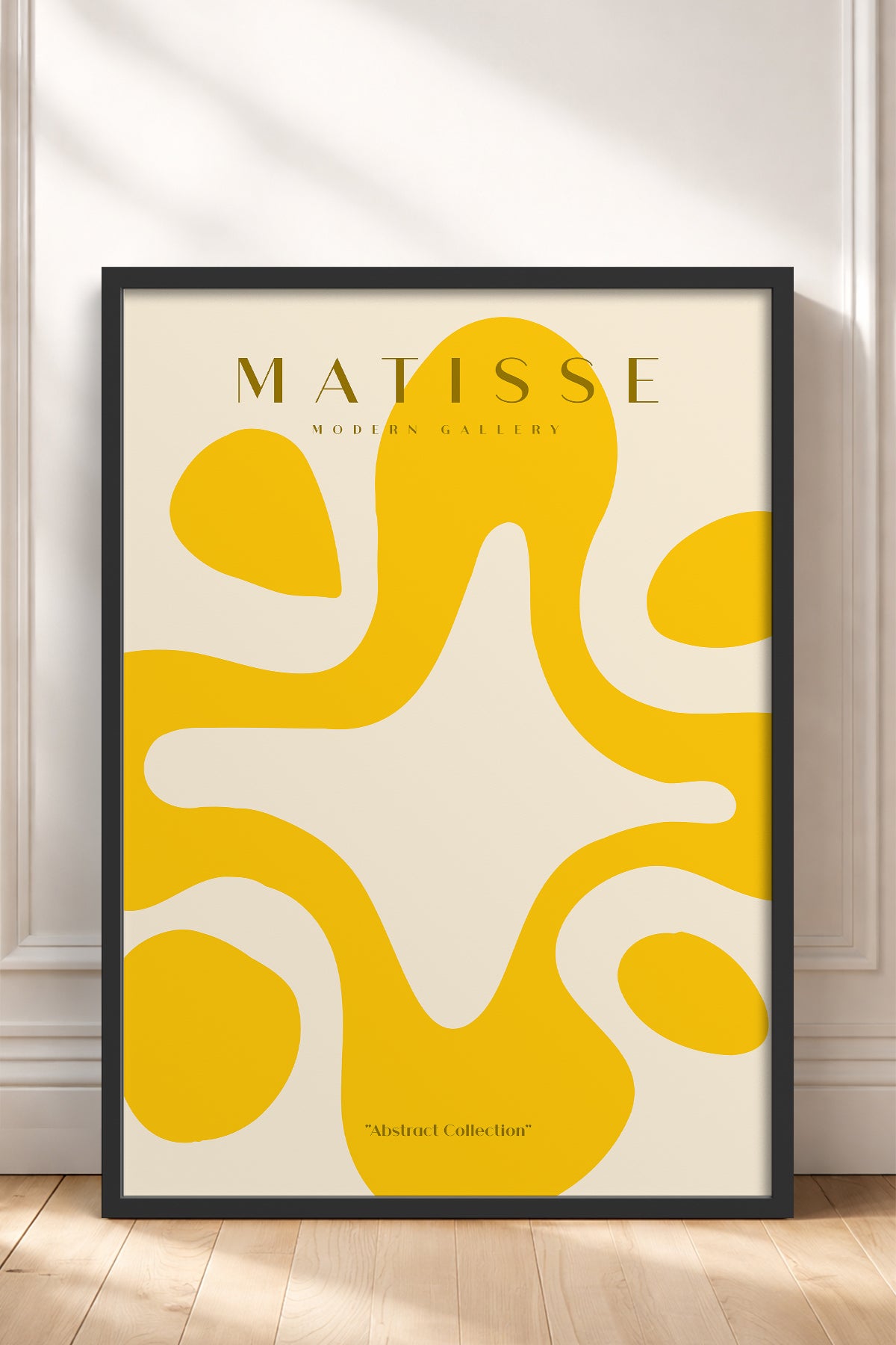 HOMEPACK Ahşap Çerçeveli Tablo Çerçeveli Poster Sanatsal Modern Duvar Dekoru MATISSE-18