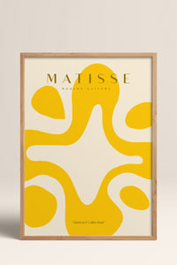HOMEPACK Ahşap Çerçeveli Tablo Çerçeveli Poster Sanatsal Modern Duvar Dekoru MATISSE-18