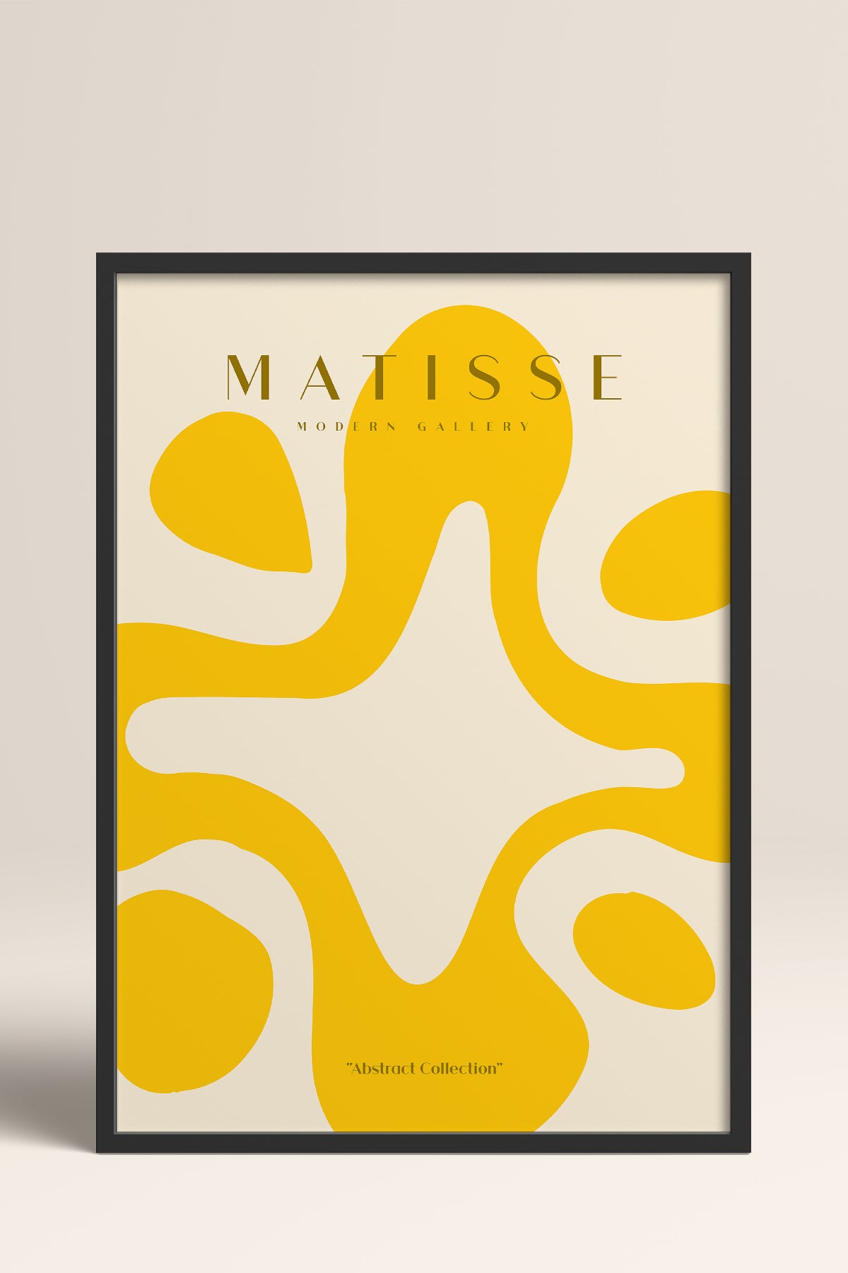 HOMEPACK Ahşap Çerçeveli Tablo Çerçeveli Poster Sanatsal Modern Duvar Dekoru MATISSE-18