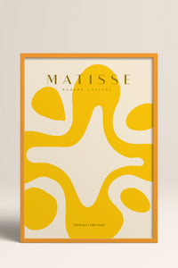 HOMEPACK Ahşap Çerçeveli Tablo Çerçeveli Poster Sanatsal Modern Duvar Dekoru MATISSE-18