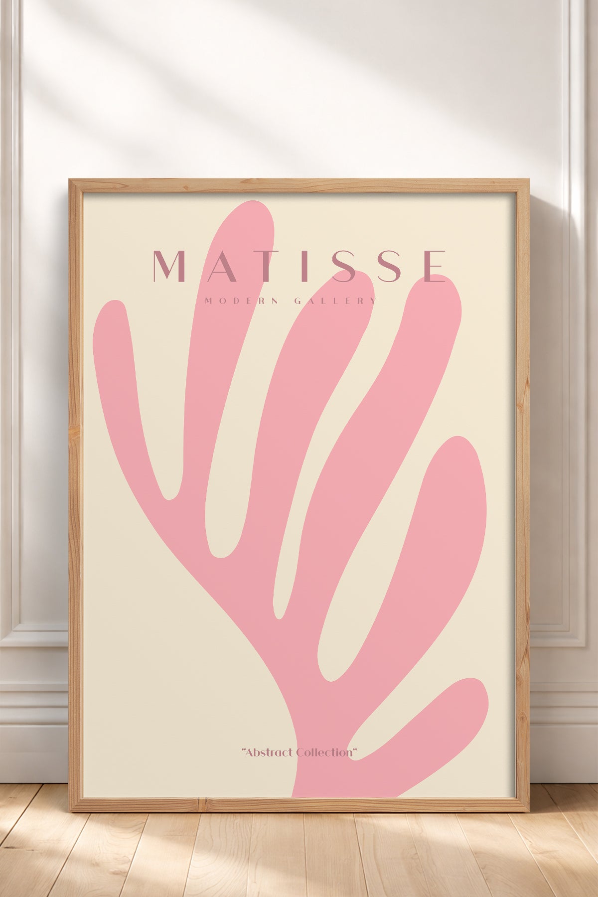 HOMEPACK Ahşap Çerçeveli Tablo Çerçeveli Poster Sanatsal Modern Duvar Dekoru MATISSE-19