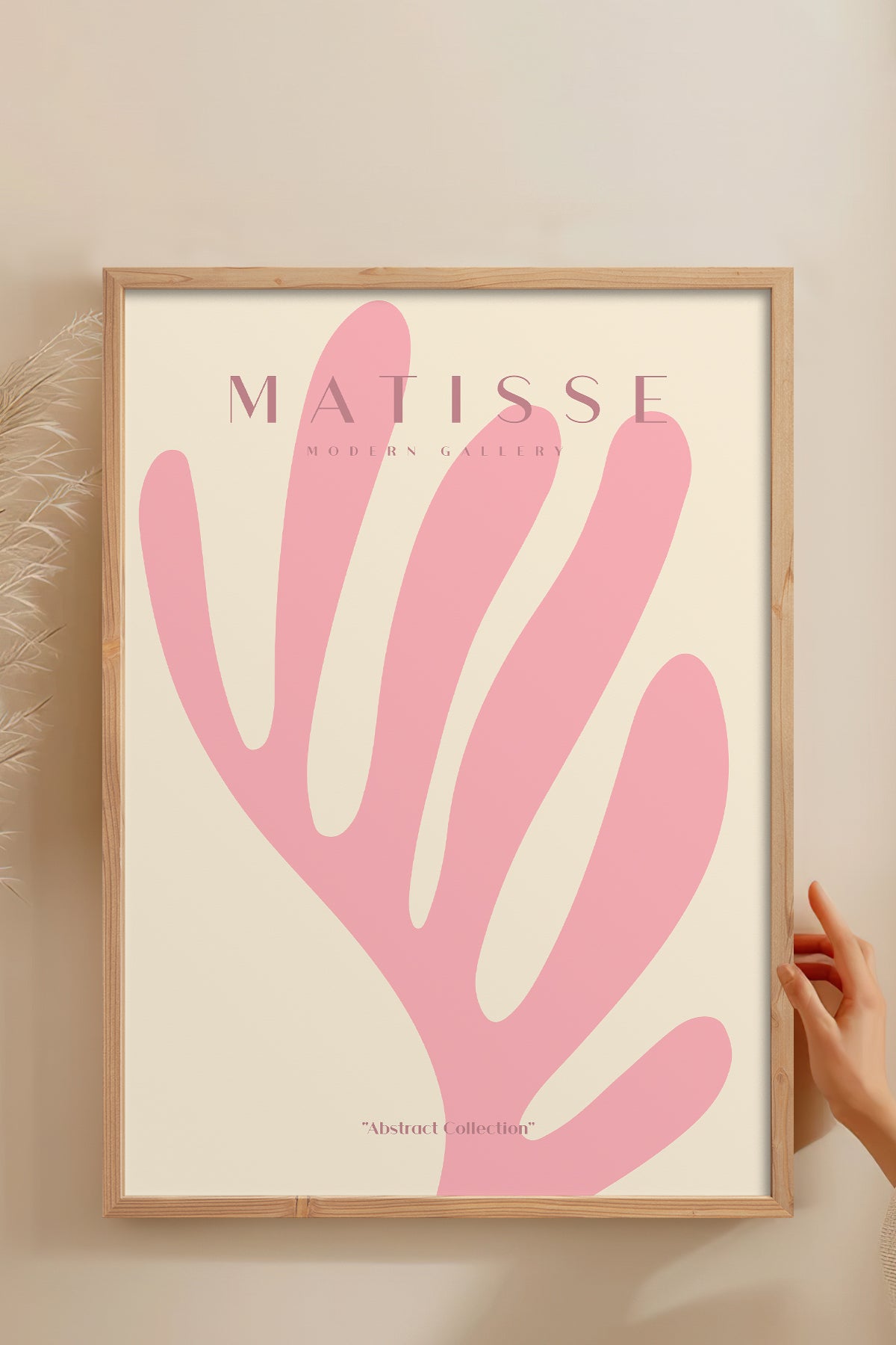 HOMEPACK Ahşap Çerçeveli Tablo Çerçeveli Poster Sanatsal Modern Duvar Dekoru MATISSE-19
