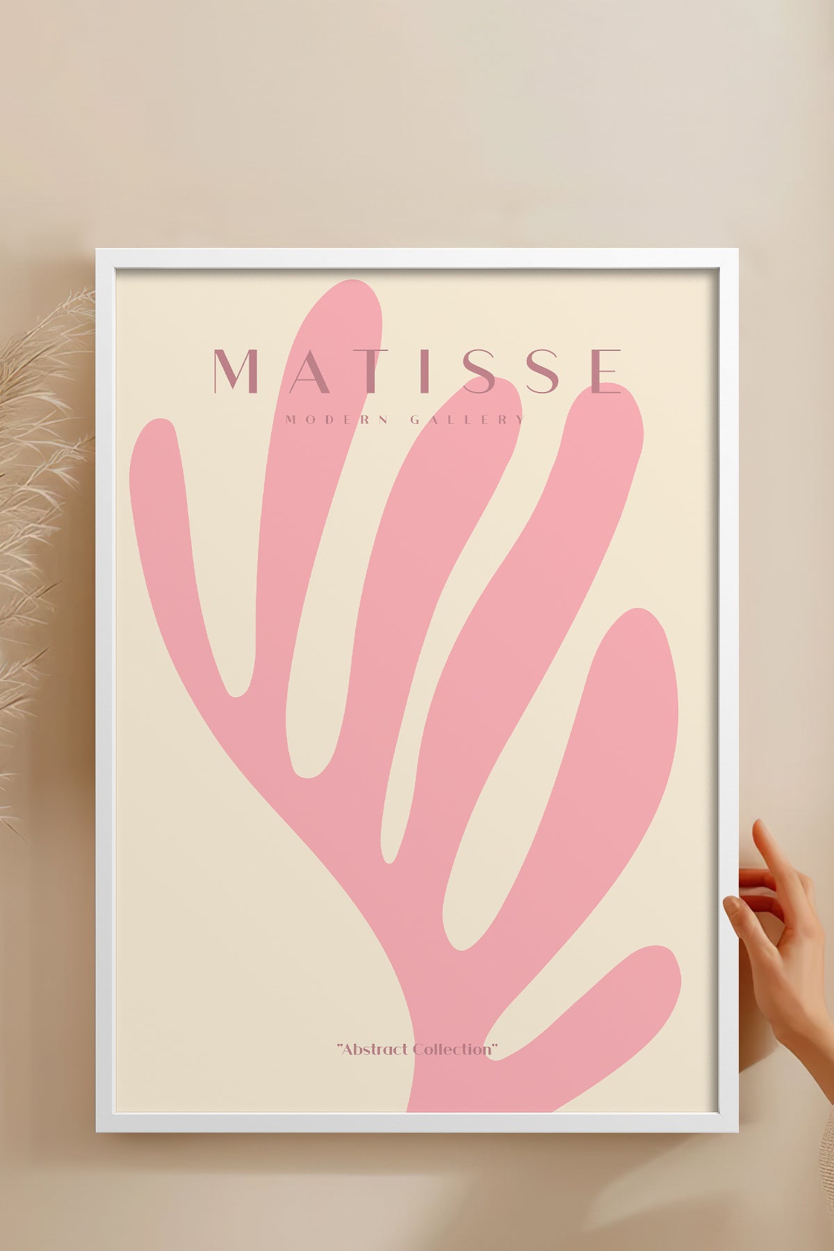 HOMEPACK Ahşap Çerçeveli Tablo Çerçeveli Poster Sanatsal Modern Duvar Dekoru MATISSE-19
