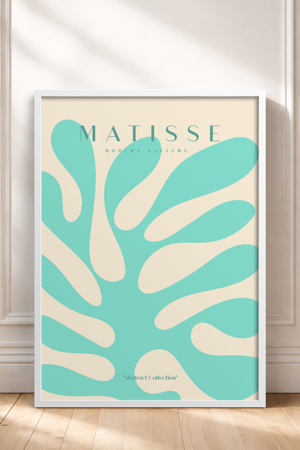 HOMEPACK Ahşap Çerçeveli Tablo Çerçeveli Poster Sanatsal Modern Duvar Dekoru MATISSE-20