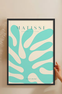 HOMEPACK Ahşap Çerçeveli Tablo Çerçeveli Poster Sanatsal Modern Duvar Dekoru MATISSE-20