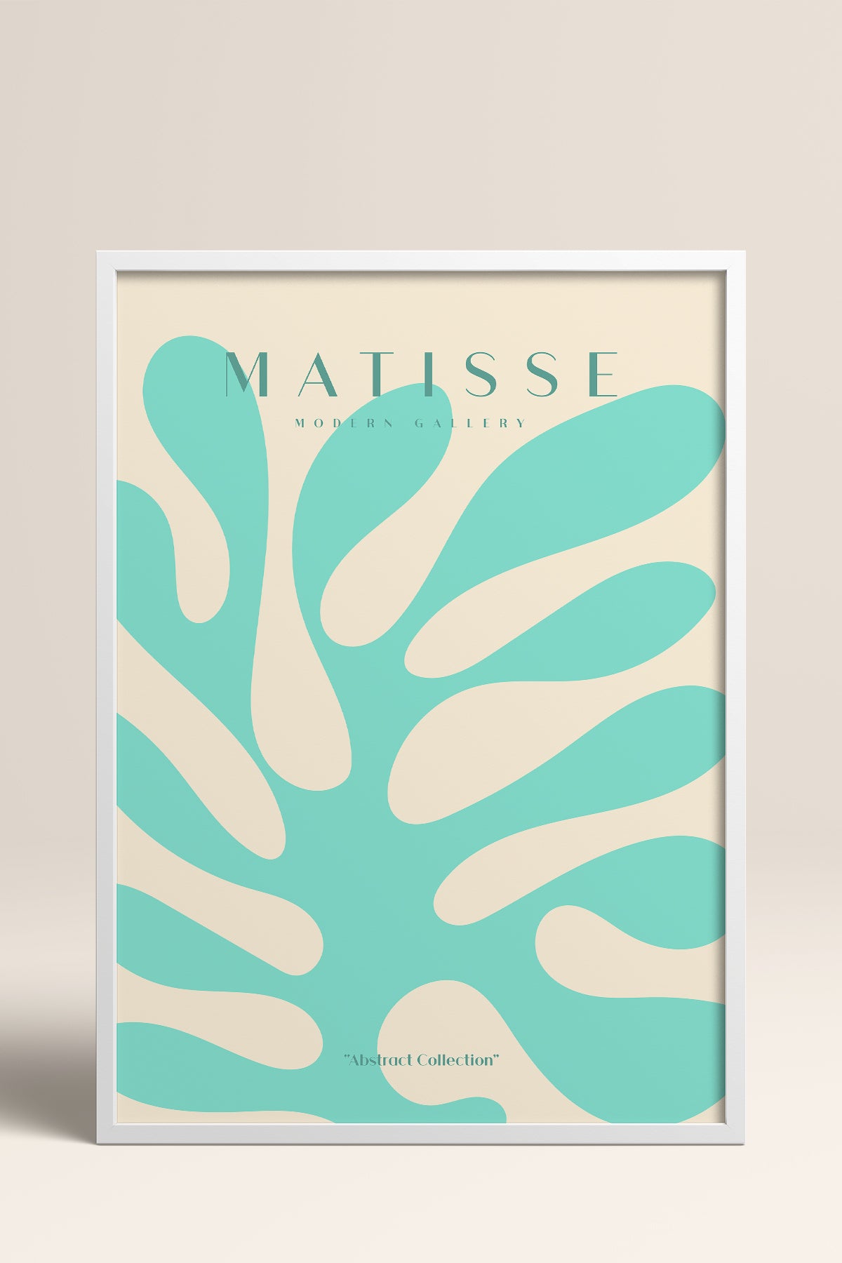 HOMEPACK Ahşap Çerçeveli Tablo Çerçeveli Poster Sanatsal Modern Duvar Dekoru MATISSE-20