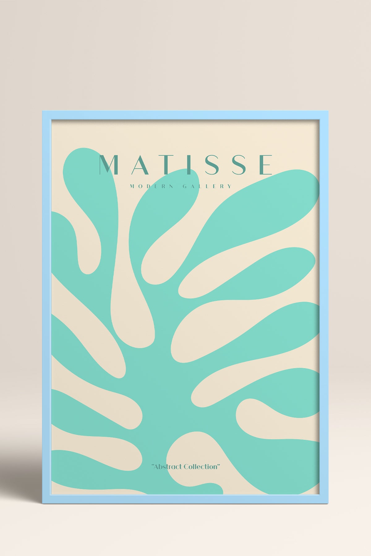 HOMEPACK Ahşap Çerçeveli Tablo Çerçeveli Poster Sanatsal Modern Duvar Dekoru MATISSE-20