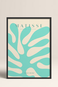 HOMEPACK Ahşap Çerçeveli Tablo Çerçeveli Poster Sanatsal Modern Duvar Dekoru MATISSE-20
