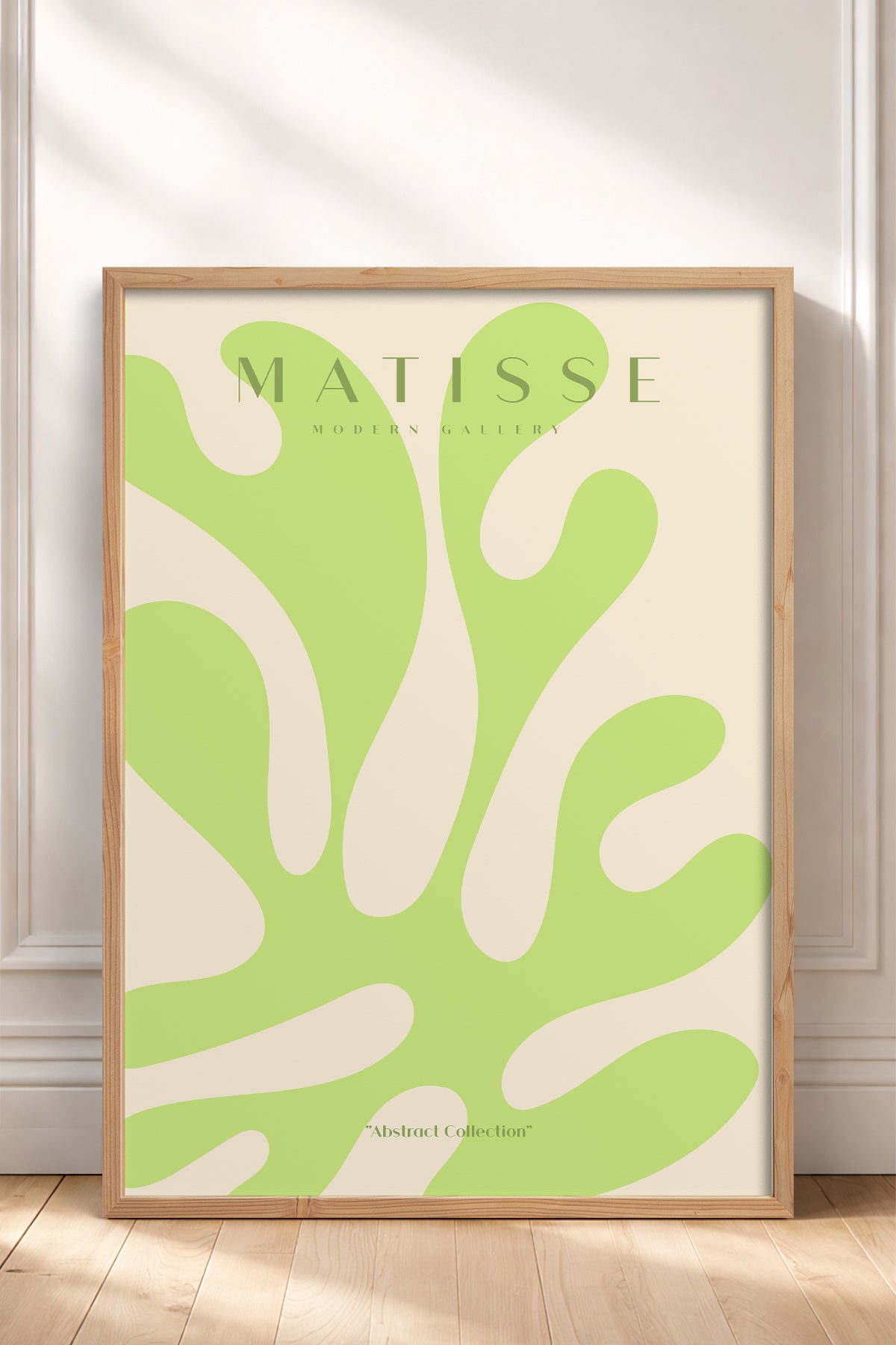 HOMEPACK Ahşap Çerçeveli Tablo Çerçeveli Poster Sanatsal Modern Duvar Dekoru MATISSE-21