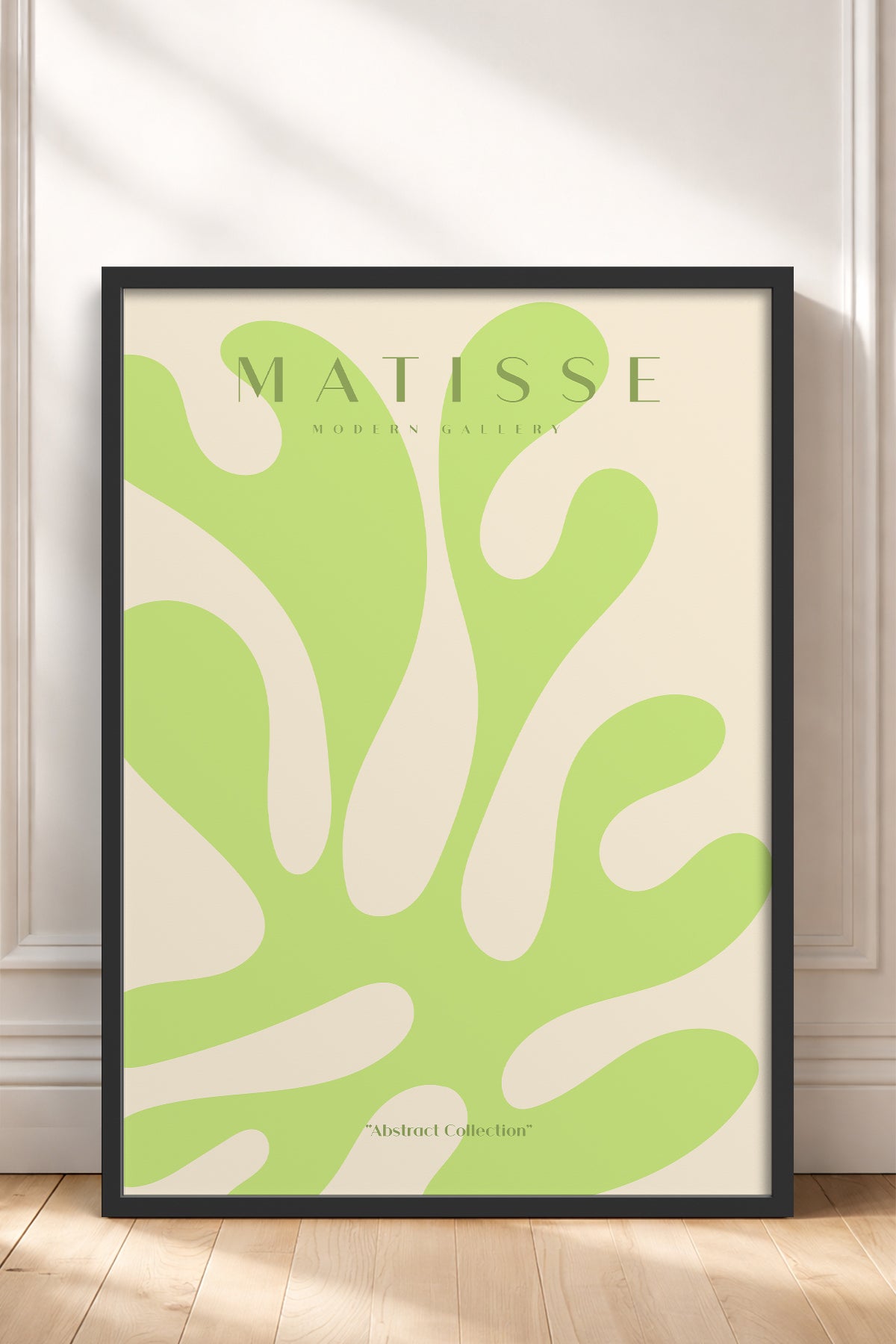 HOMEPACK Ahşap Çerçeveli Tablo Çerçeveli Poster Sanatsal Modern Duvar Dekoru MATISSE-21