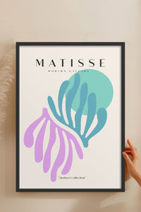HOMEPACK Ahşap Çerçeveli Tablo Çerçeveli Poster Sanatsal Modern Duvar Dekoru MATISSE-23