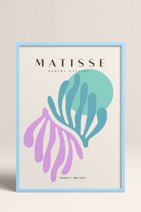 HOMEPACK Ahşap Çerçeveli Tablo Çerçeveli Poster Sanatsal Modern Duvar Dekoru MATISSE-23