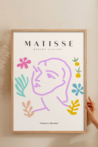 HOMEPACK Ahşap Çerçeveli Tablo Çerçeveli Poster Sanatsal Modern Duvar Dekoru MATISSE-24