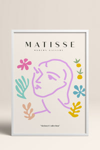 HOMEPACK Ahşap Çerçeveli Tablo Çerçeveli Poster Sanatsal Modern Duvar Dekoru MATISSE-24