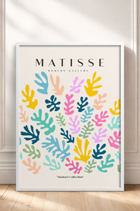 HOMEPACK Ahşap Çerçeveli Tablo Çerçeveli Poster Sanatsal Modern Duvar Dekoru MATISSE-25