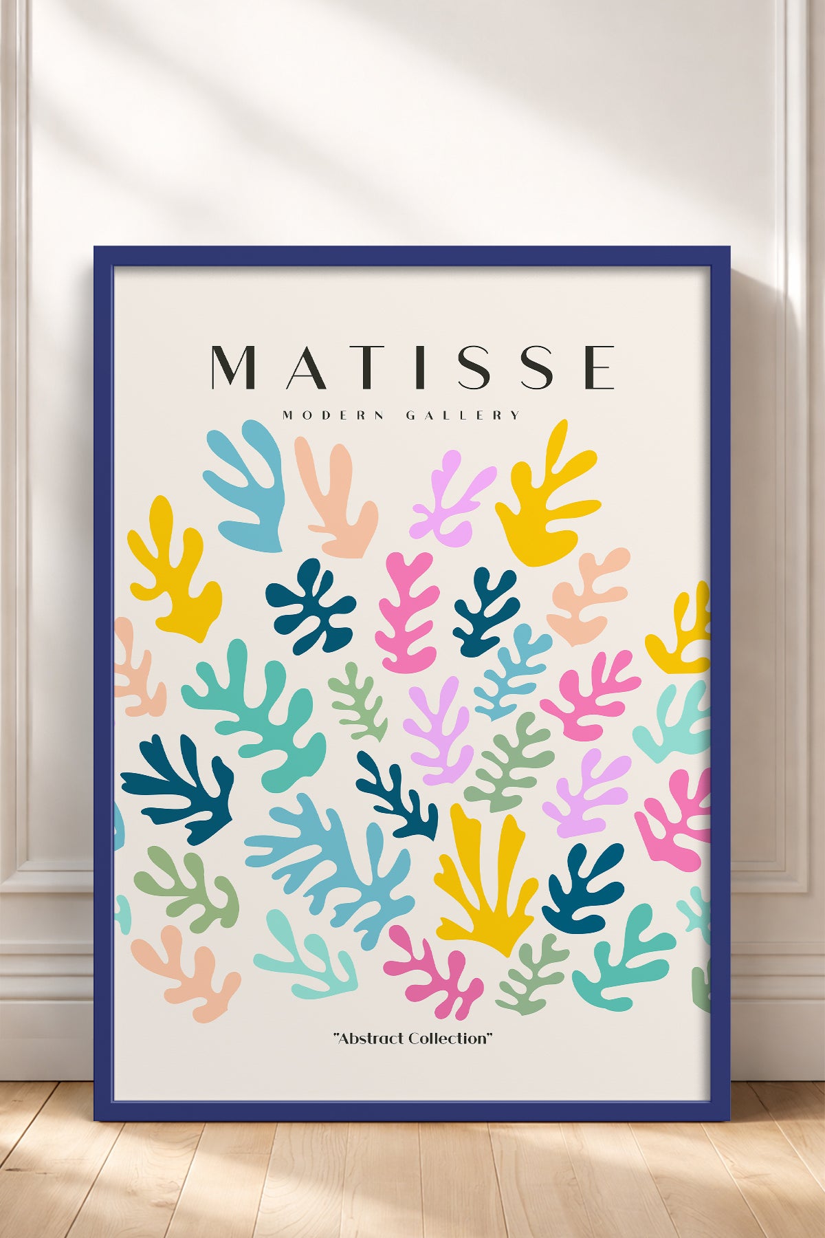 HOMEPACK Ahşap Çerçeveli Tablo Çerçeveli Poster Sanatsal Modern Duvar Dekoru MATISSE-25