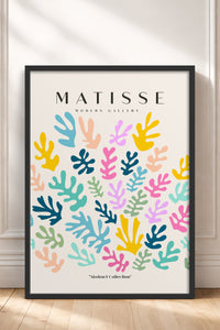 HOMEPACK Ahşap Çerçeveli Tablo Çerçeveli Poster Sanatsal Modern Duvar Dekoru MATISSE-25