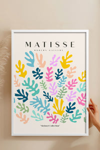 HOMEPACK Ahşap Çerçeveli Tablo Çerçeveli Poster Sanatsal Modern Duvar Dekoru MATISSE-25