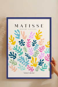 HOMEPACK Ahşap Çerçeveli Tablo Çerçeveli Poster Sanatsal Modern Duvar Dekoru MATISSE-25