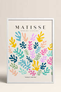HOMEPACK Ahşap Çerçeveli Tablo Çerçeveli Poster Sanatsal Modern Duvar Dekoru MATISSE-25