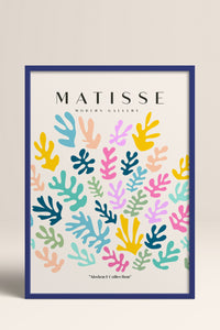 HOMEPACK Ahşap Çerçeveli Tablo Çerçeveli Poster Sanatsal Modern Duvar Dekoru MATISSE-25