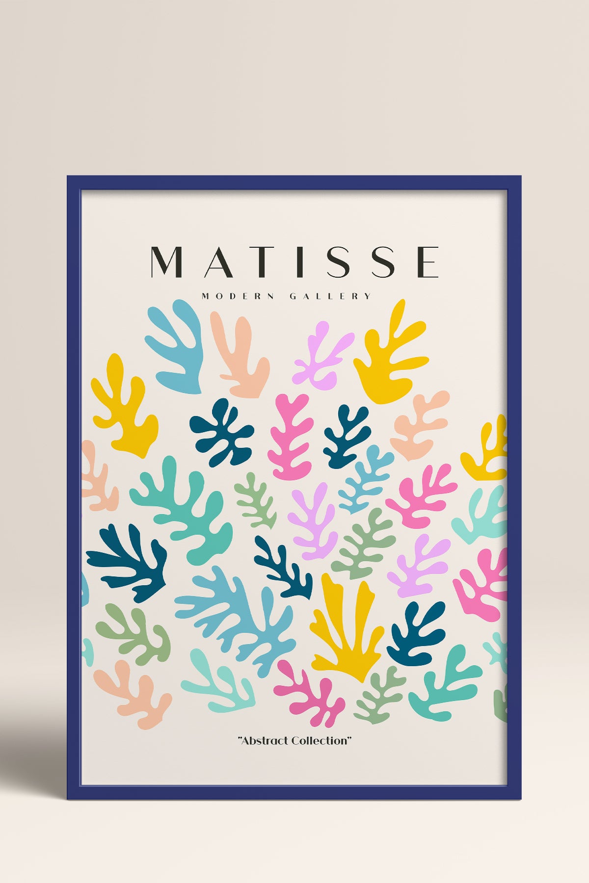 HOMEPACK Ahşap Çerçeveli Tablo Çerçeveli Poster Sanatsal Modern Duvar Dekoru MATISSE-25