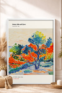 HOMEPACK Ahşap Çerçeveli Tablo Çerçeveli Poster Sanatsal Modern Duvar Dekoru MDN-003