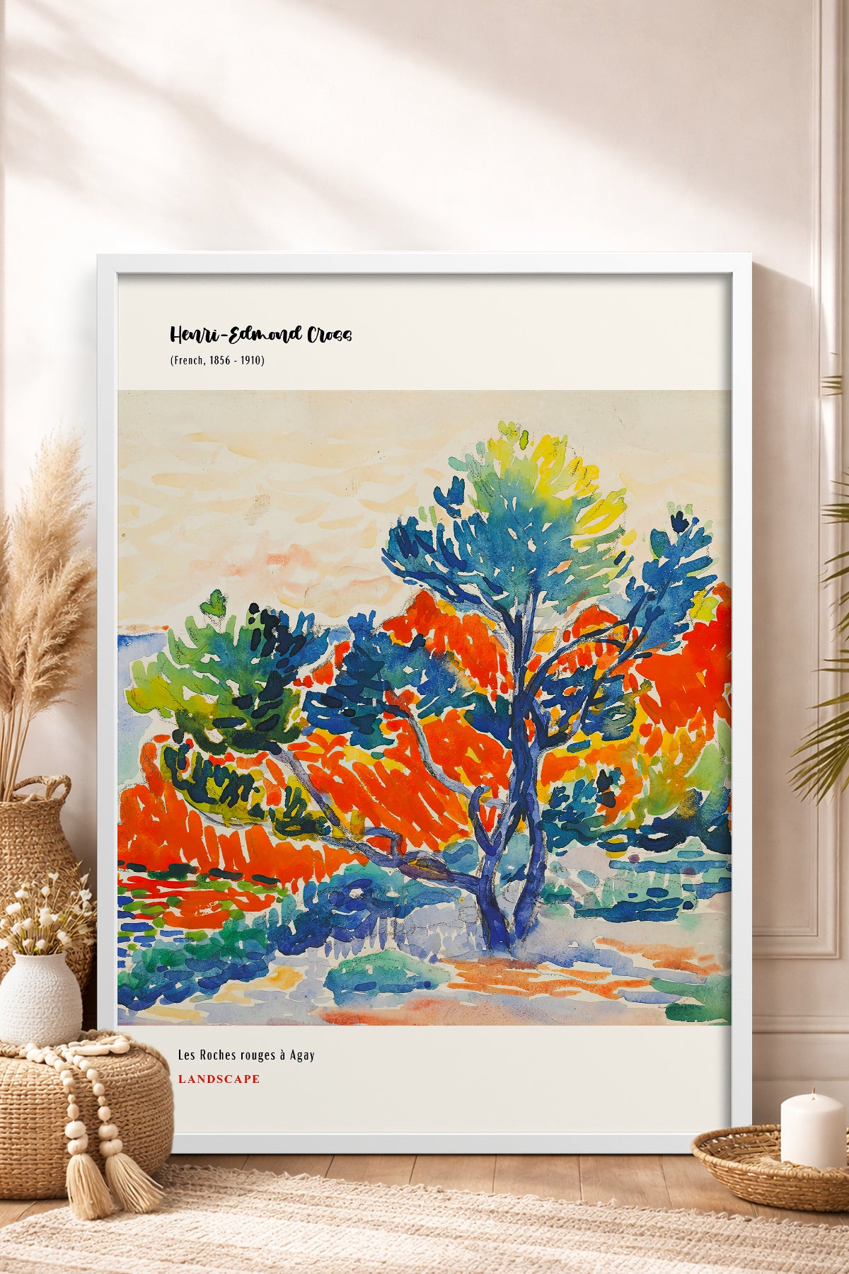 HOMEPACK Ahşap Çerçeveli Tablo Çerçeveli Poster Sanatsal Modern Duvar Dekoru MDN-003
