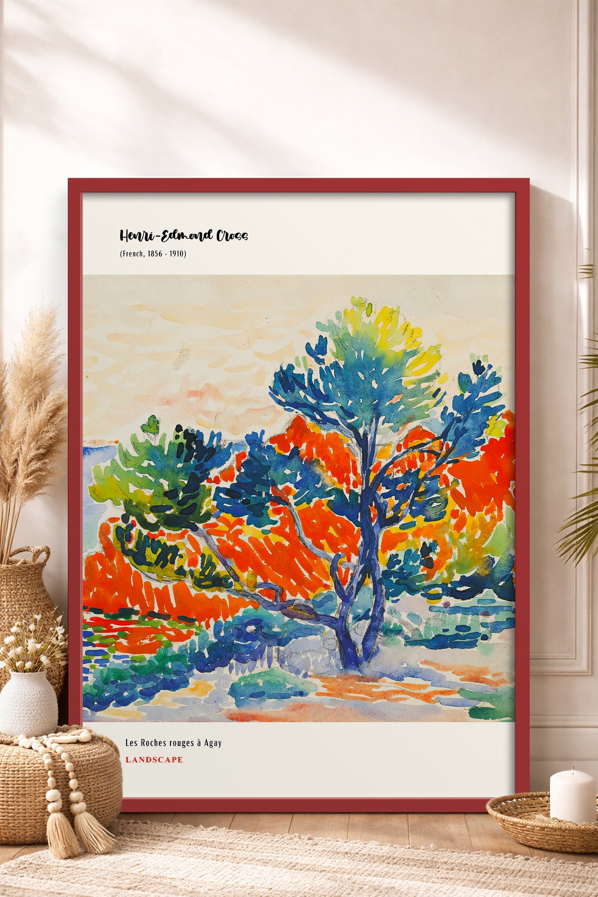 HOMEPACK Ahşap Çerçeveli Tablo Çerçeveli Poster Sanatsal Modern Duvar Dekoru MDN-003