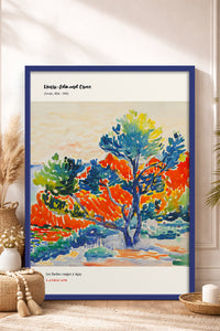 HOMEPACK Ahşap Çerçeveli Tablo Çerçeveli Poster Sanatsal Modern Duvar Dekoru MDN-003