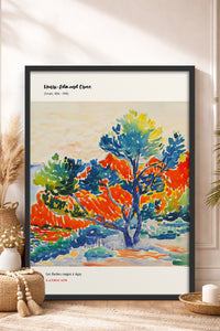 HOMEPACK Ahşap Çerçeveli Tablo Çerçeveli Poster Sanatsal Modern Duvar Dekoru MDN-003
