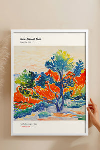 HOMEPACK Ahşap Çerçeveli Tablo Çerçeveli Poster Sanatsal Modern Duvar Dekoru MDN-003
