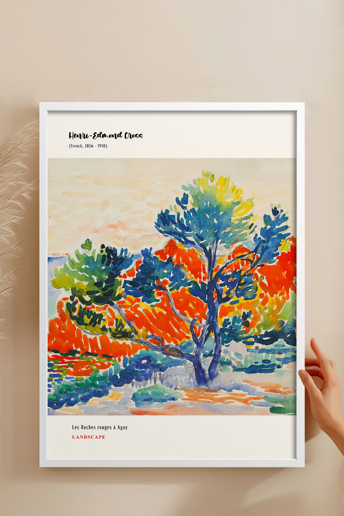 HOMEPACK Ahşap Çerçeveli Tablo Çerçeveli Poster Sanatsal Modern Duvar Dekoru MDN-003