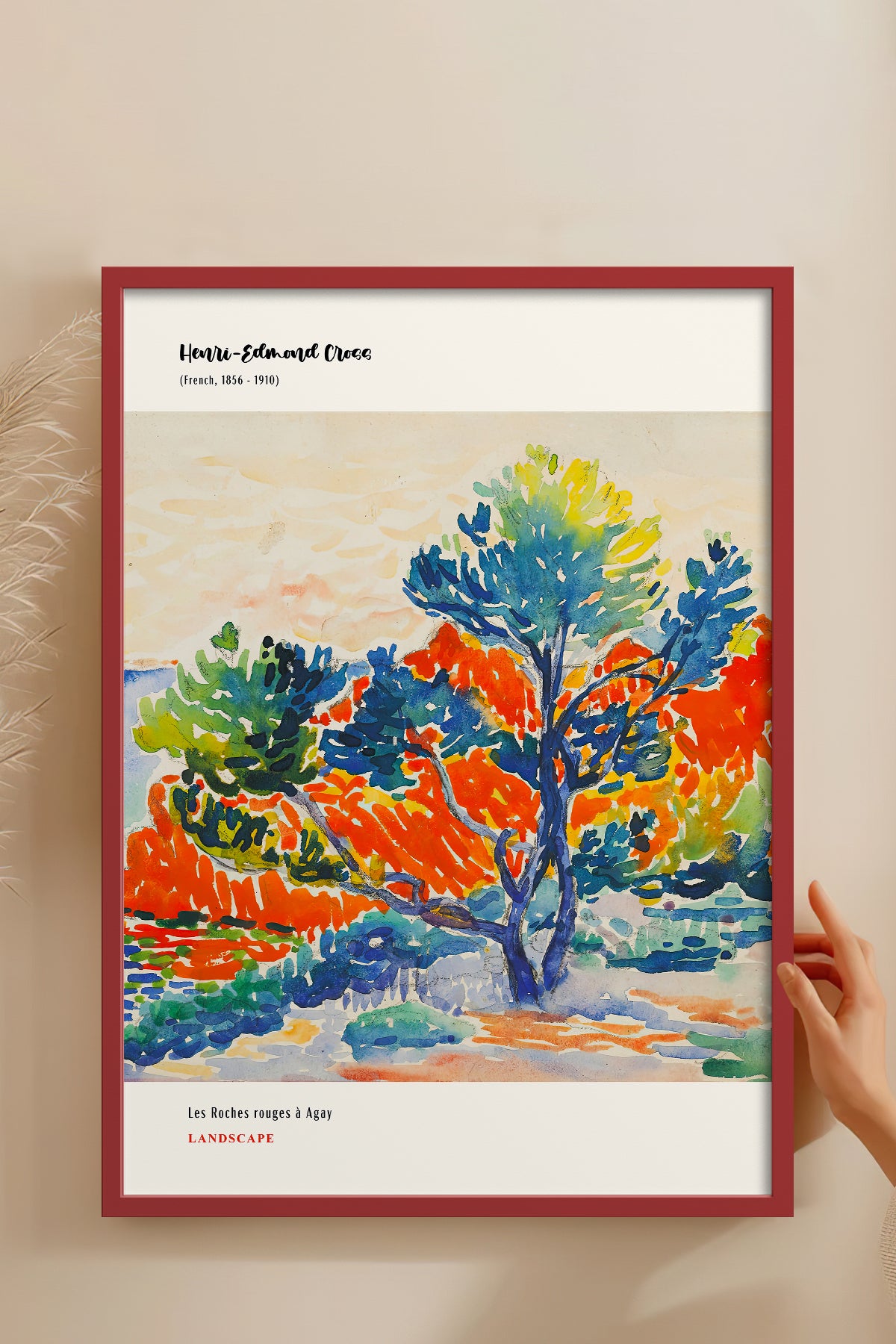 HOMEPACK Ahşap Çerçeveli Tablo Çerçeveli Poster Sanatsal Modern Duvar Dekoru MDN-003