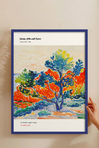 HOMEPACK Ahşap Çerçeveli Tablo Çerçeveli Poster Sanatsal Modern Duvar Dekoru MDN-003