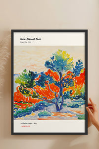 HOMEPACK Ahşap Çerçeveli Tablo Çerçeveli Poster Sanatsal Modern Duvar Dekoru MDN-003