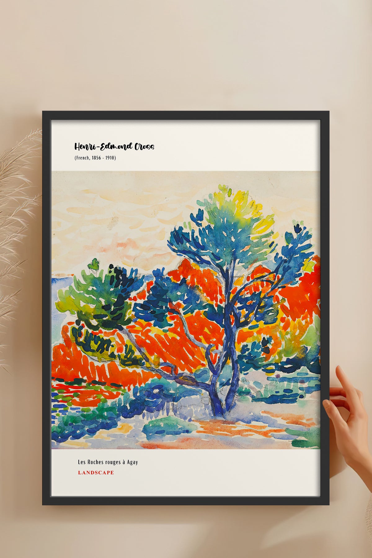 HOMEPACK Ahşap Çerçeveli Tablo Çerçeveli Poster Sanatsal Modern Duvar Dekoru MDN-003