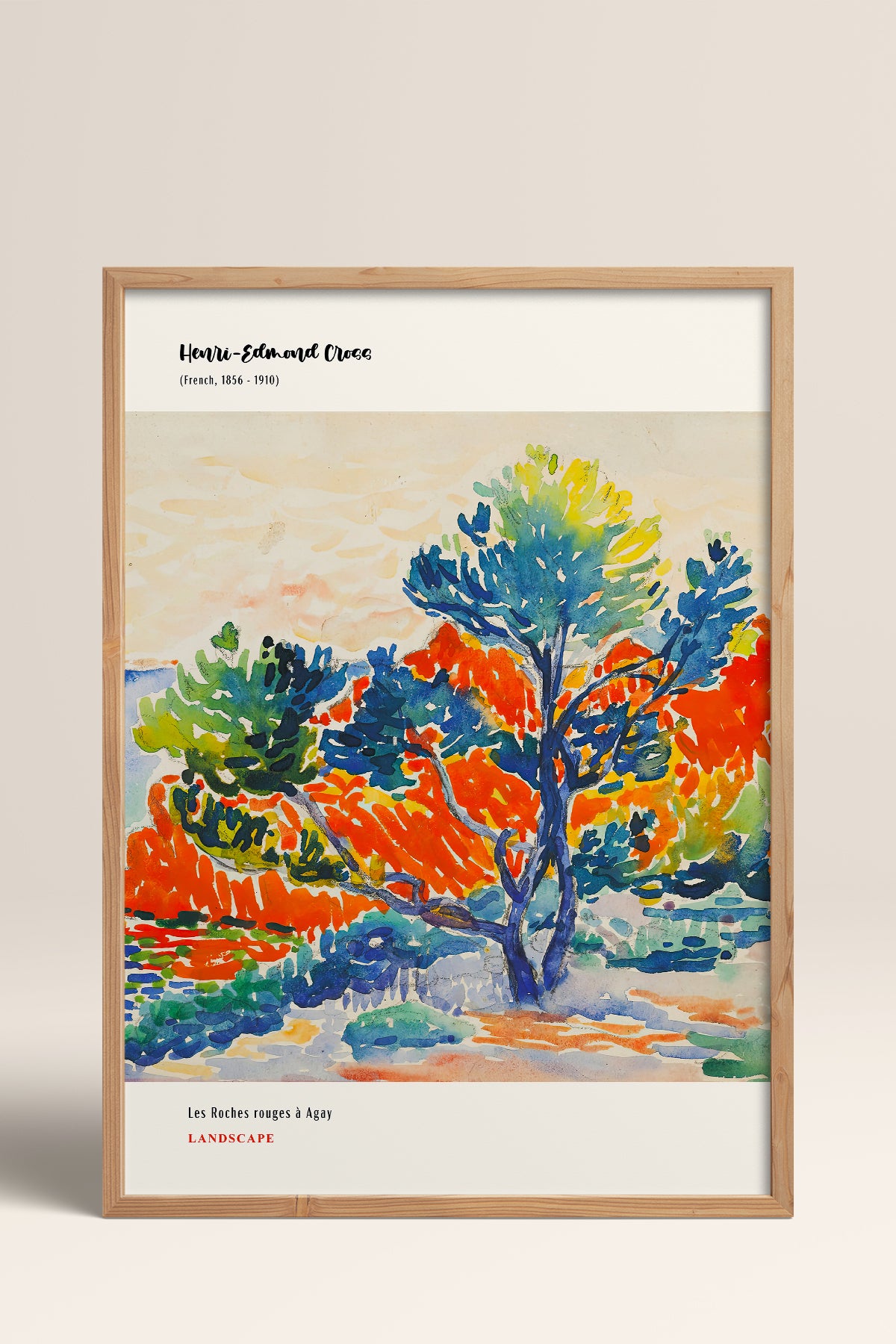 HOMEPACK Ahşap Çerçeveli Tablo Çerçeveli Poster Sanatsal Modern Duvar Dekoru MDN-003